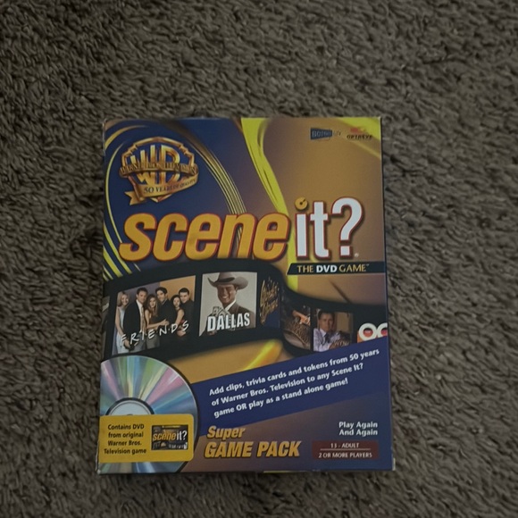 Scene it Warner Bros. 50th Anniversary DVD Game - Multicolor - Picture 1 of 2